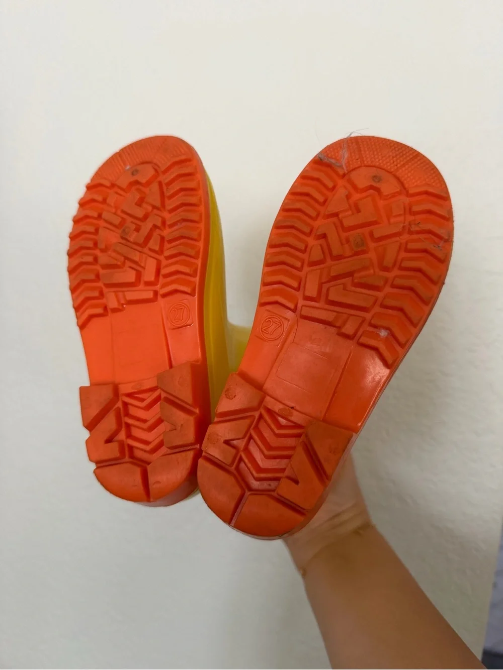 Kids Yellow Duck Rain Boots